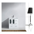 bathroom counter top ideas Virtu Bathroom Vanity Set Light Modern