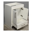 small bathroom sinks with storage Volpa Bathroom Vanities Soft White Modern
