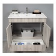bathroom vanities with tops included Volpa Ash Grey Modern