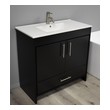 bathroom cabinet clearance Volpa Black Modern