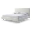 king size bed frame with headboard and mattress WhiteLine Bedroom