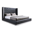 queen bed frame without headboard WhiteLine Bedroom