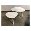 vintage corner table WhiteLine Patio Accent Tables