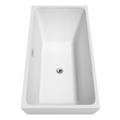 drop in bathtub surround Wyndham Freestanding Bathtub White