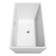 drain for stand alone tub Wyndham Freestanding Bathtub White