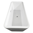 whirlpool tub drain kit Wyndham Freestanding Bathtub White