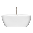 bathtub kit Wyndham Freestanding Bathtub White