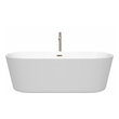 best shower tub Wyndham Freestanding Bathtub White