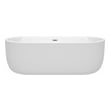 oval bath tubs Wyndham Freestanding Bathtub White