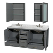 used bathroom cabinets for sale near me Wyndham Vanity Set Dark Gray Modern
