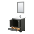 30 inch bathroom vanity cabinet Wyndham Vanity Set Dark Gray Modern