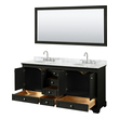 30 inch vanity with drawers Wyndham Vanity Set Espresso Modern