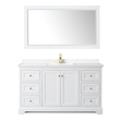 dark wood bathroom cabinet Wyndham Vanity Set White Modern