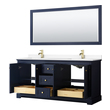 small sink and cabinet Wyndham Vanity Set Dark Blue Modern