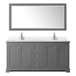 bathroom vanity unit and sink Wyndham Vanity Set Dark Gray Modern