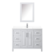 70 bathroom vanity top single sink Wyndham Vanity Set White Modern