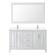 two sink vanity top Wyndham Vanity Set White Modern
