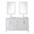 wooden vanity bathroom Wyndham Vanity Set White Modern