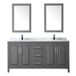 40 inch bathroom vanity with top Wyndham Vanity Set Dark Gray Modern