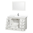 basin vanity design Wyndham Vanity Set White Modern