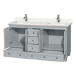 rustic sink cabinet Wyndham Vanity Set Oyster Gray Modern